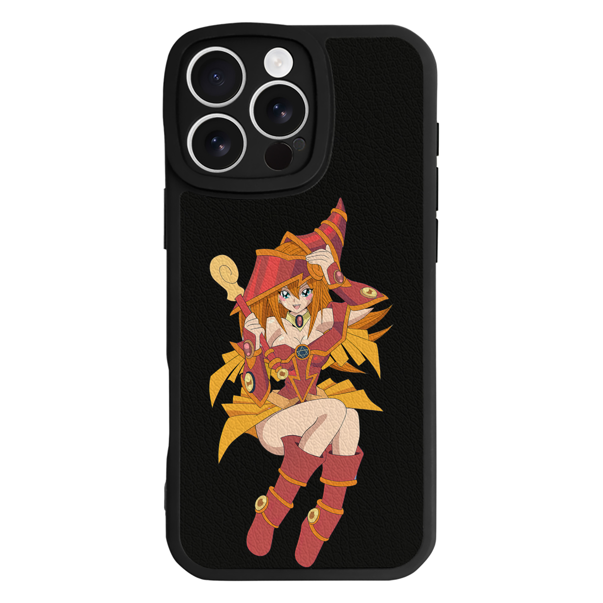 （画像用） 遊☆戯☆王 Yu-Gi-Oh! 【iPhone 16シリーズ対応】シリコンスマホケース（レザー調） 材質：シリコン